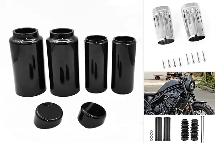 Detailed view of Best Aluminum Fork Boots Covers