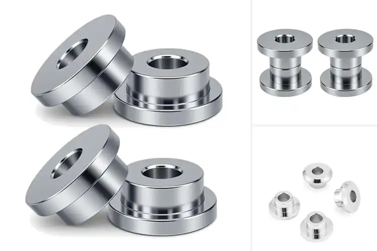 Detailed view of Best Chrome Riser Bushings: Boost Control & Ride Smoothness