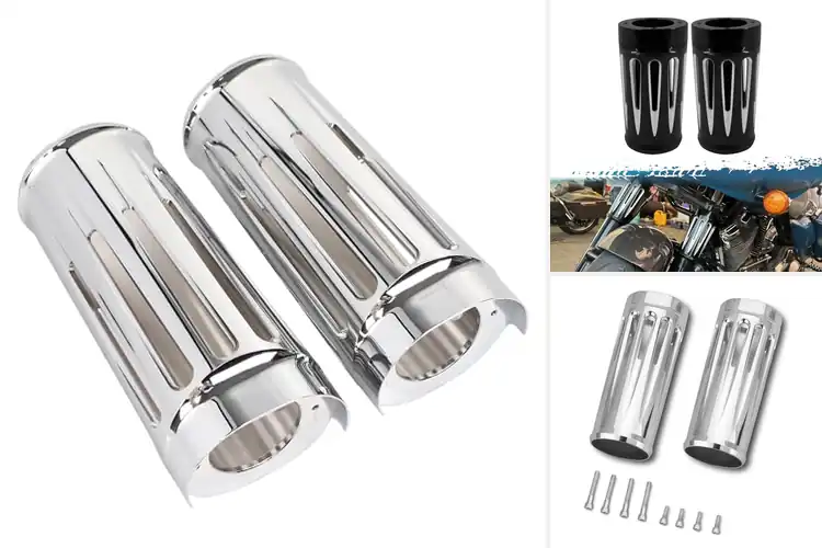 Detailed view of Best Extended Fork Boots For Road King