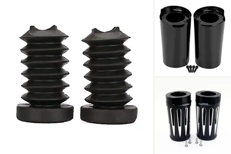 Detailed view of Best Fork Boots For Harley Touring: Smooth, Clean, Style