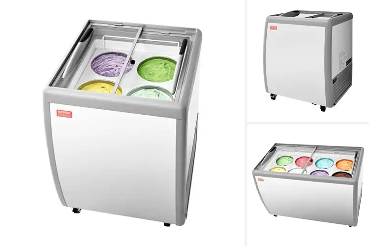 Detailed view of Best Ice Cream Display Cabinets