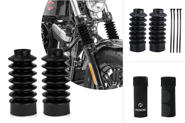 Detailed view of Best Motorcycle Fork Boots