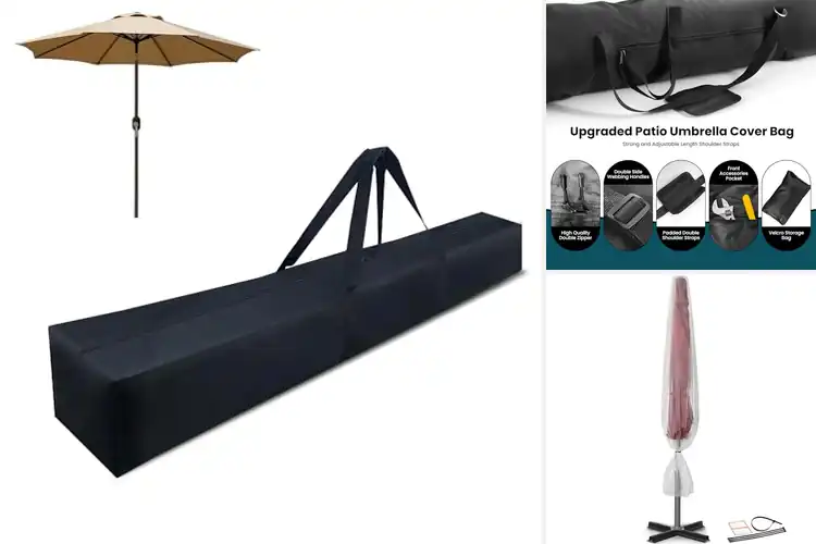 Detailed view of Best Patio Umbrella Storage Bags