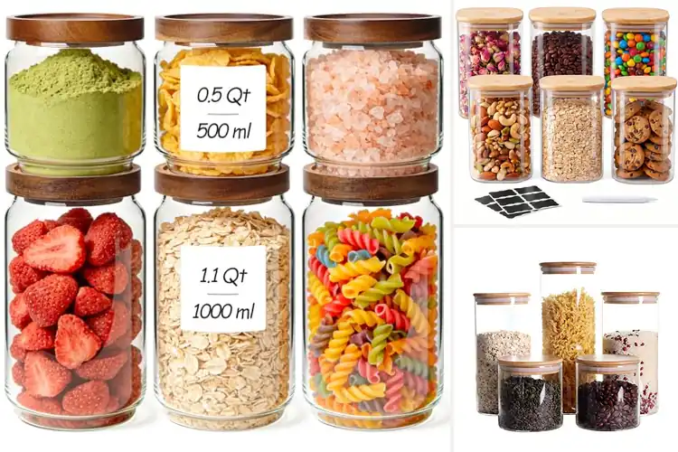 Detailed view of Best Stackable Canisters