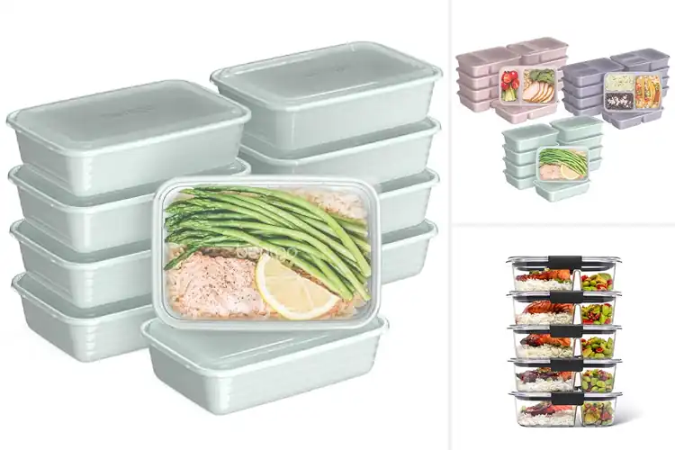 Detailed view of Best Stackable Meal Prep Containers