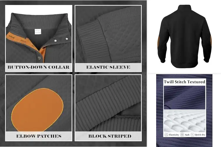 Detailed view of Best Stand Collar Pullovers for Effortless Everyday Style